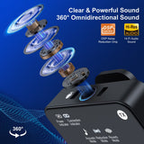 ClipCast Duo Dual Wireless Lavalier Microphone for Iphone Camera, Mini Mic Clip-On Lapel Microphone System for Youtube Vlog Live Streaming Video Recording