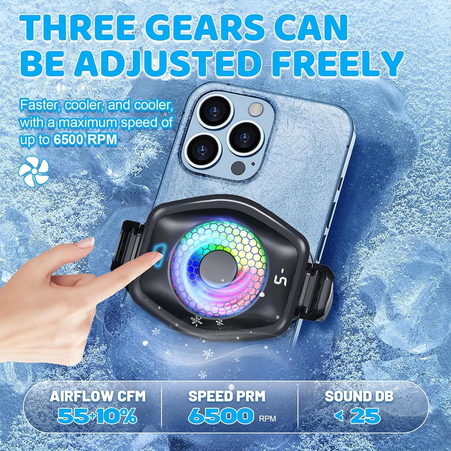 Cooler Magnético Para Celular - Enfriamiento Para Streaming Y Gaming
