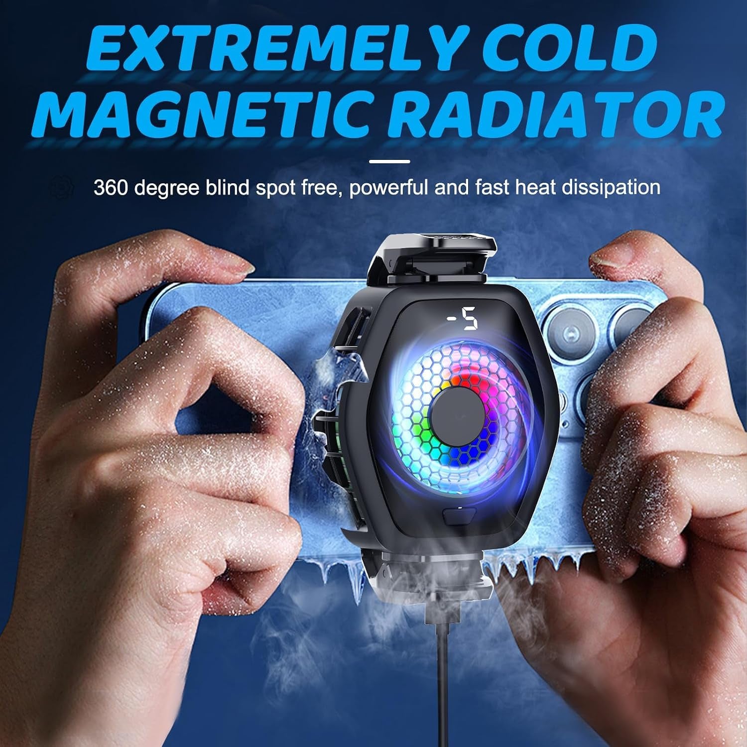 Cooler Magnético Para Celular - Enfriamiento Para Streaming Y Gaming