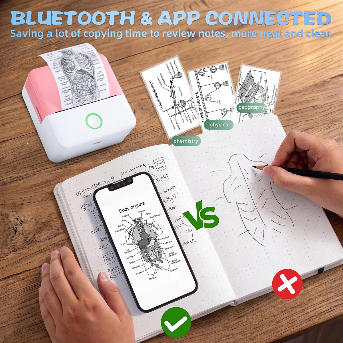 Mini Impresora Térmica Bluetooth Portátil
